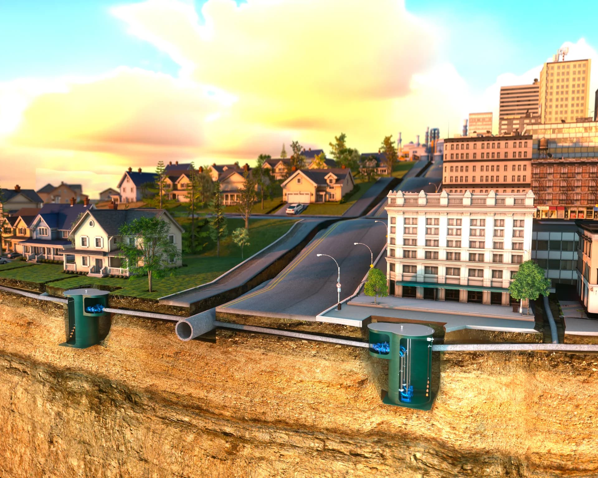 A Fiberglass Lift Station is the smart solution.